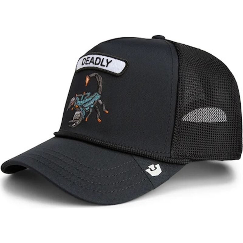 goorin-bros-scorpion-gb2-deadly-scorp-the-rocker-the-farm-black-trucker-hat goorin-bros-scorpion-gb2-deadly-scorp-the-rocker-the-farm-black-trucker-hat
