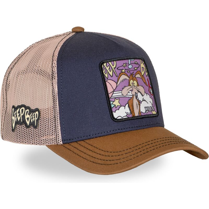 capslab-wile-e-coyote-loo13-wilb-looney-tunes-navy-blue-and-brown-trucker-hat