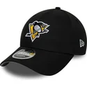 new-era-curved-brim-9forty-m-crown-team-pittsburgh-penguins-nhl-black-snapback-cap