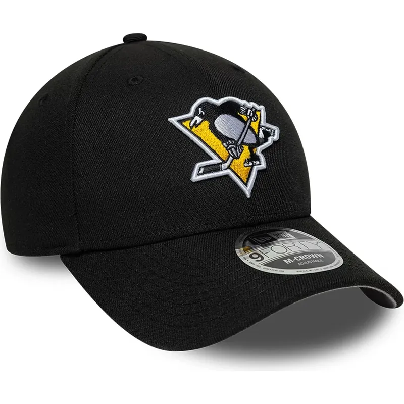 new-era-curved-brim-9forty-m-crown-team-pittsburgh-penguins-nhl-black-snapback-cap new-era-curved-brim-9forty-m-crown-team-pittsburgh-penguins-nhl-black-snapback-cap