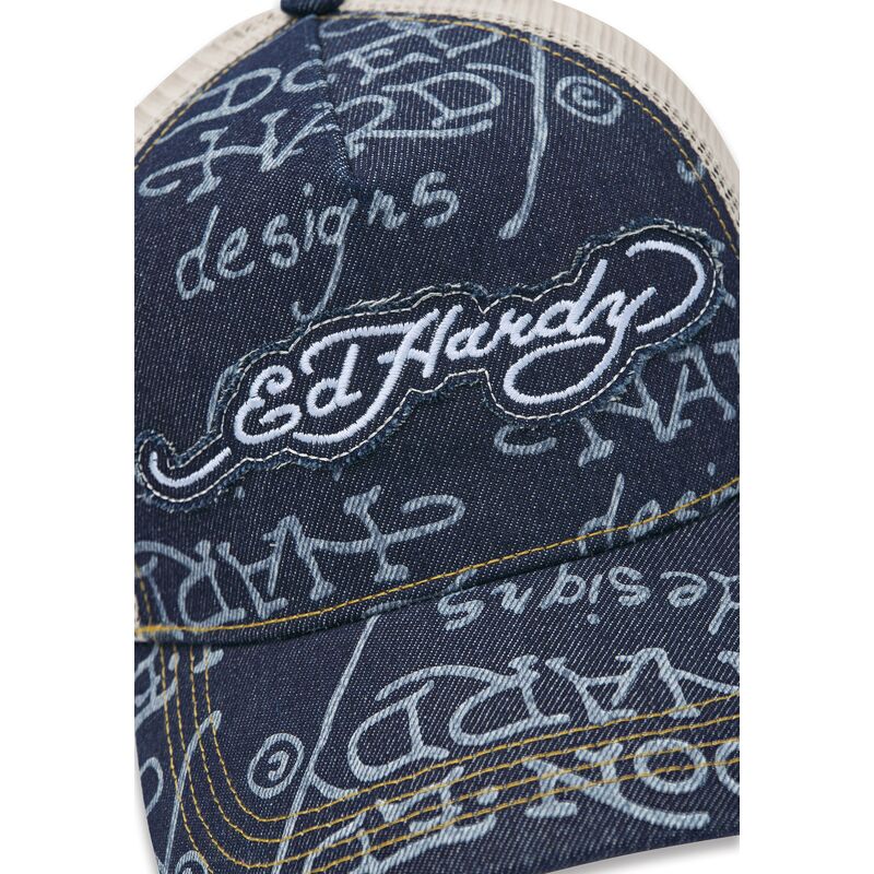 ed-hardy-don-denim-navy-blue-and-beige-trucker-hat ed-hardy-don-denim-navy-blue-and-beige-trucker-hat