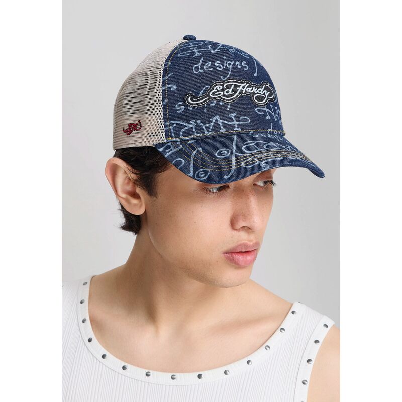 ed-hardy-don-denim-navy-blue-and-beige-trucker-hat ed-hardy-don-denim-navy-blue-and-beige-trucker-hat