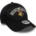 new-era-curved-brim-youth-9forty-wordmark-harry-potter-hogwarts-black-snapback-cap