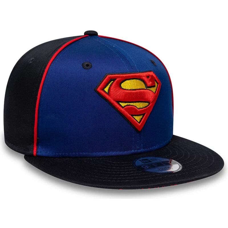 new-era-flat-brim-youth-superman-9fifty-piping-dc-comics-blue-snapback-cap new-era-flat-brim-youth-superman-9fifty-piping-dc-comics-blue-snapback-cap