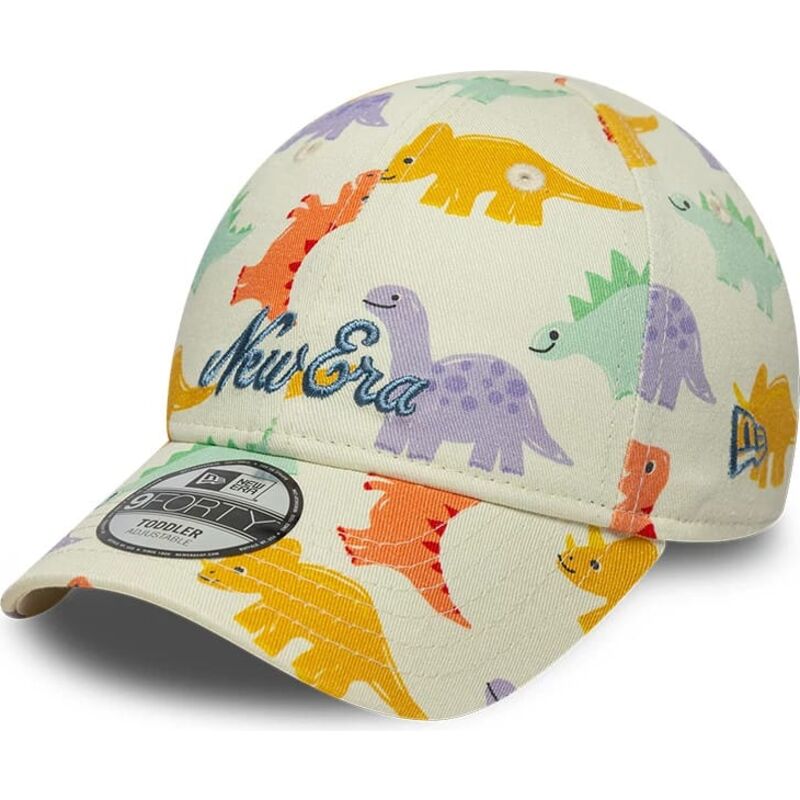 new-era-curved-brim-9forty-all-over-print-dino-multicolor-adjustable-cap