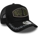 new-era-e-frame-distressed-patch-black-trucker-hat