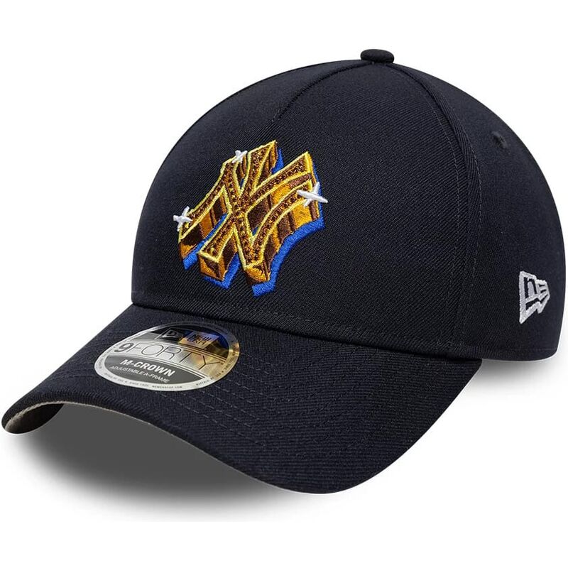 new-era-curved-brim-9forty-m-crown-a-frame-emblem-new-york-yankees-mlb-navy-blue-snapback-cap