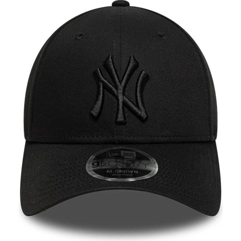 new-era-curved-brim-black-logo-9forty-m-crown-new-york-yankees-mlb-black-snapback-cap new-era-curved-brim-black-logo-9forty-m-crown-new-york-yankees-mlb-black-snapback-cap