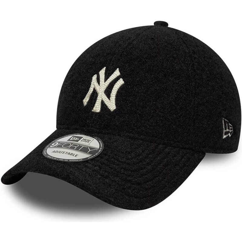 new-era-curved-brim-9forty-winter-borg-new-york-yankees-mlb-black-snapback-cap