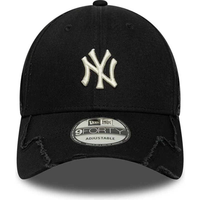 new-era-curved-brim-9forty-stitched-new-york-yankees-mlb-black-adjustable-cap