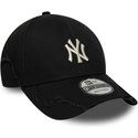 new-era-curved-brim-9forty-stitched-new-york-yankees-mlb-black-adjustable-cap