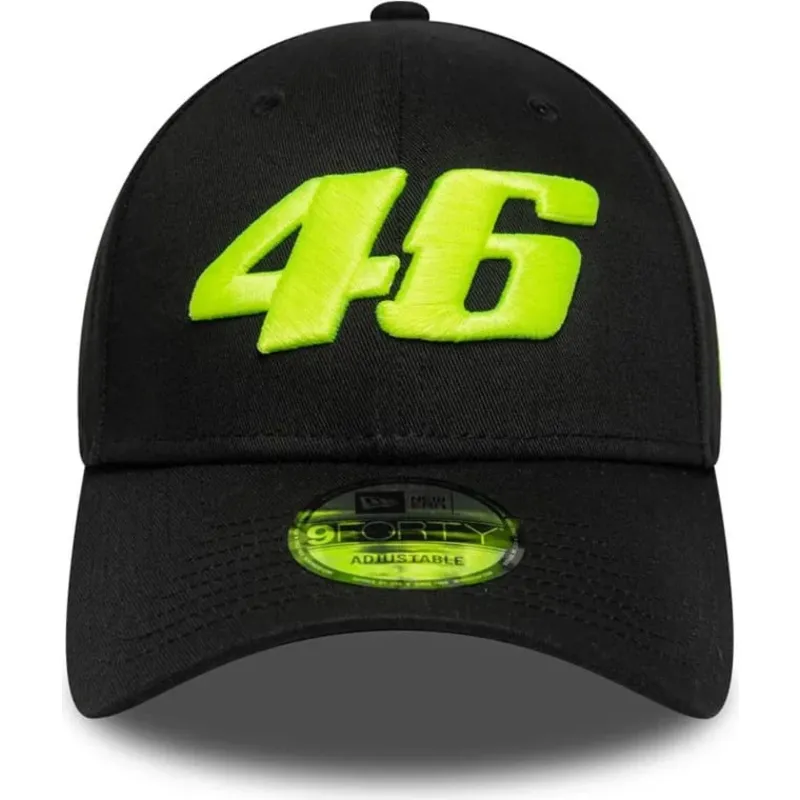 new-era-curved-brim-9forty-wordmark-valentino-rossi-vr46-motogp-black-adjustable-cap