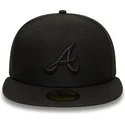 new-era-flat-brim-black-logo-59fifty-atlanta-braves-mlb-black-fitted-cap