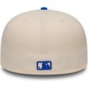 new-era-flat-brim-blue-logo-59fifty-league-essential-new-york-yankees-mlb-beige-and-blue-fitted-cap