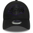 new-era-curved-brim-purple-logo-9forty-outline-los-angeles-lakers-nba-black-adjustable-cap
