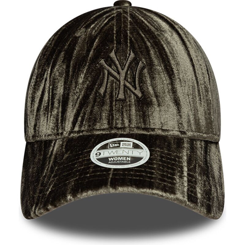 new-era-curved-brim-women-green-logo-9twenty-velour-new-york-yankees-mlb-green-adjustable-cap