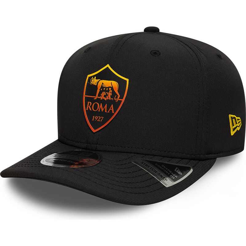 new-era-curved-brim-9seventy-stretch-snap-repreve-associazione-sportiva-roma-serie-a-black-snapback-cap new-era-curved-brim-9seventy-stretch-snap-repreve-associazione-sportiva-roma-serie-a-black-snapback-cap