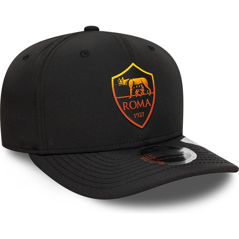 new-era-curved-brim-9seventy-stretch-snap-repreve-associazione-sportiva-roma-serie-a-black-snapback-cap new-era-curved-brim-9seventy-stretch-snap-repreve-associazione-sportiva-roma-serie-a-black-snapback-cap