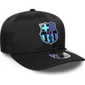new-era-curved-brim-multicolor-logo-9seventy-stretch-snap-tpu-fc-barcelona-laliga-black-snapback-cap
