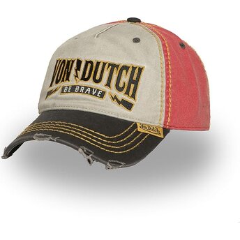 Von Dutch Curved Brim RETRO08 Multicolor Adjustable Cap