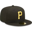 new-era-flat-brim-59fifty-ac-perf-pittsburgh-pirates-mlb-black-fitted-cap