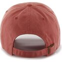 47-brand-curved-brim-clean-up-no-loop-label-island-red-new-york-yankees-mlb-light-red-adjustable-cap