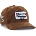 47-brand-curved-brim-hitch-rf-cord-patch-new-york-yankees-mlb-brown-snapback-cap