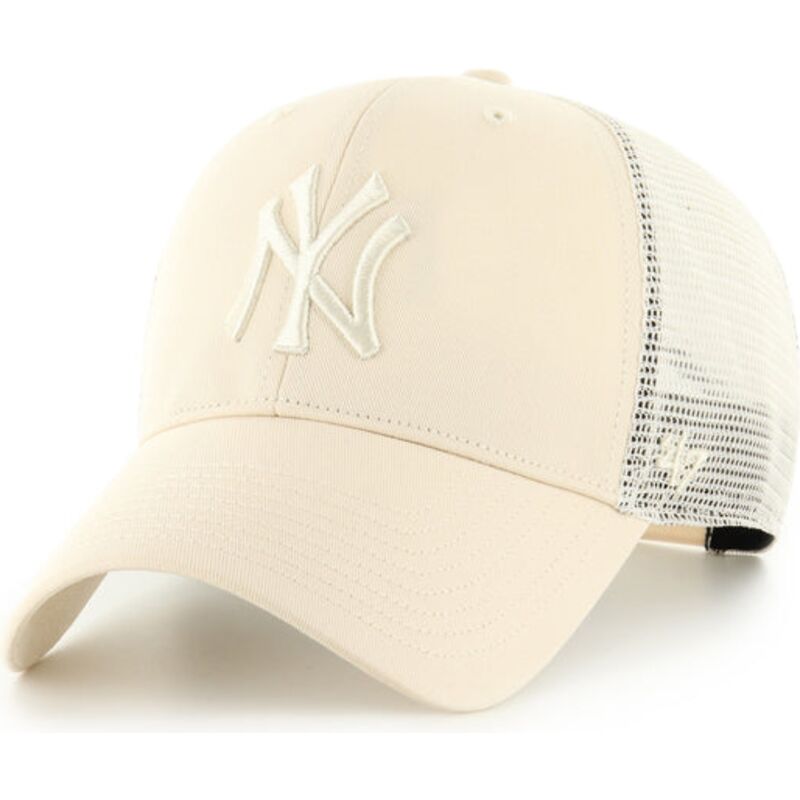 47-brand-mvp-branson-new-york-yankees-mlb-beige-trucker-hat-with-beige-logo 47-brand-mvp-branson-new-york-yankees-mlb-beige-trucker-hat-with-beige-logo