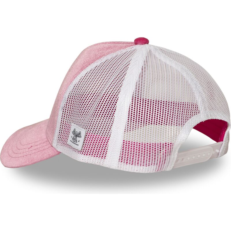 von-dutch-royalp-pink-and-white-trucker-hat von-dutch-royalp-pink-and-white-trucker-hat