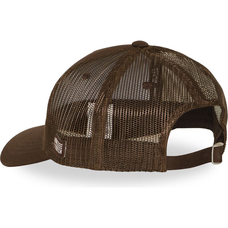 von-dutch-lofb51-brown-adjustable-trucker-hat von-dutch-lofb51-brown-adjustable-trucker-hat