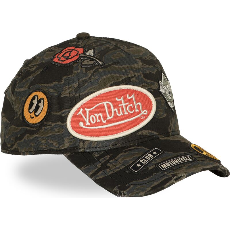 von-dutch-curved-brim-kamo02-camouflage-snapback-cap von-dutch-curved-brim-kamo02-camouflage-snapback-cap