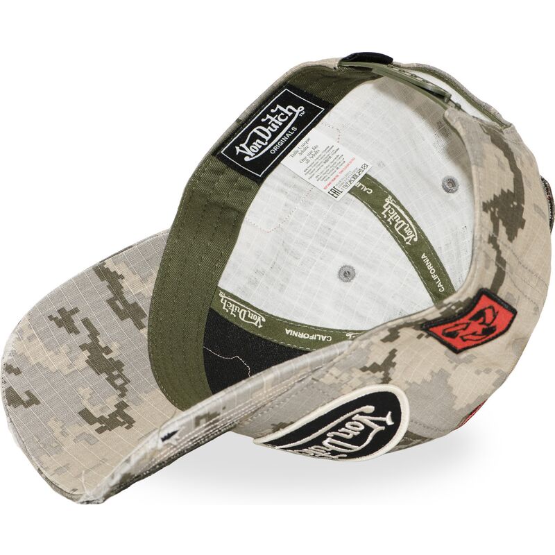 von-dutch-curved-brim-kamo03-camouflage-snapback-cap von-dutch-curved-brim-kamo03-camouflage-snapback-cap