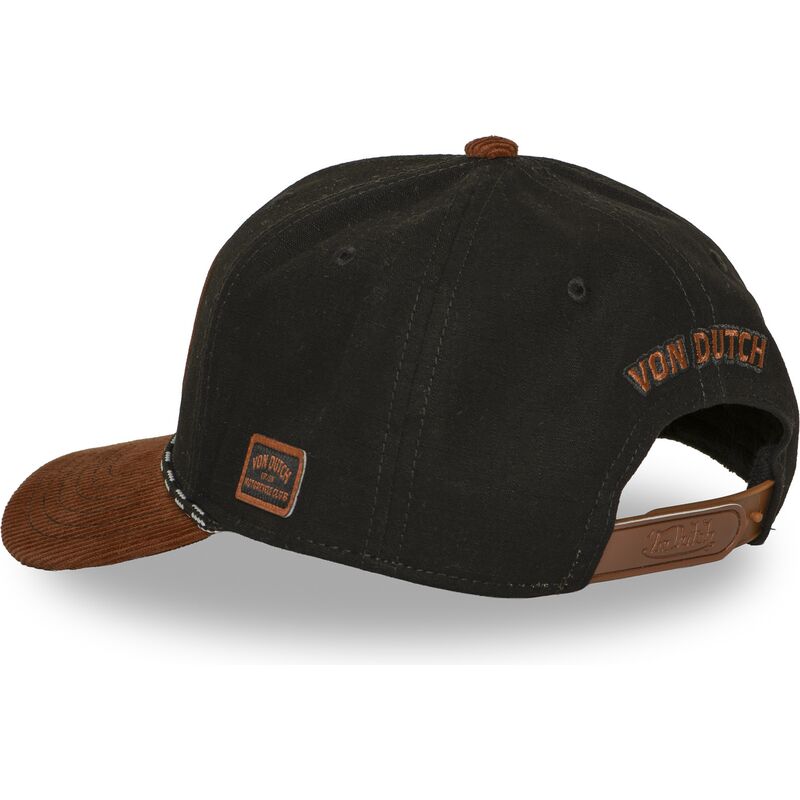 von-dutch-curved-brim-sem16-brown-snapback-cap von-dutch-curved-brim-sem16-brown-snapback-cap