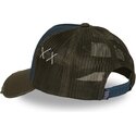 von-dutch-used-14-navy-blue-and-green-trucker-hat
