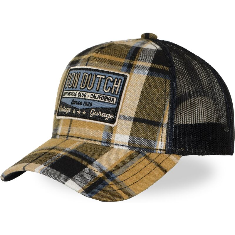 von-dutch-car11-yellow-trucker-hat von-dutch-car11-yellow-trucker-hat