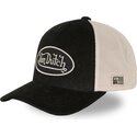 von-dutch-lof-b50-black-and-beige-adjustable-trucker-hat
