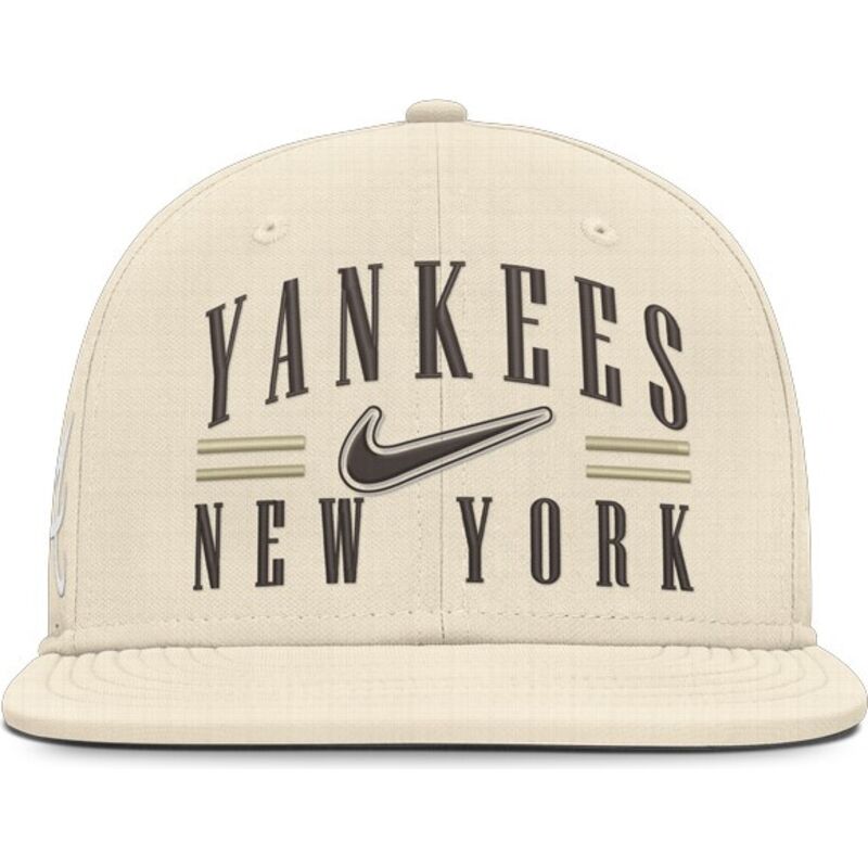nike-flat-brim-dri-fit-true-structured-aero-bill-new-york-yankees-mlb-beige-fitted-cap nike-flat-brim-dri-fit-true-structured-aero-bill-new-york-yankees-mlb-beige-fitted-cap
