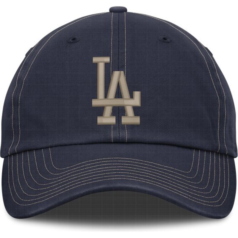 nike-curved-brim-fathers-day-club-unstructured-organic-cotton-los-angeles-dodgers-mlb-navy-blue-adjustable-cap-with-beige-logo nike-curved-brim-fathers-day-club-unstructured-organic-cotton-los-angeles-dodgers-mlb-navy-blue-adjustable-cap-with-beige-logo