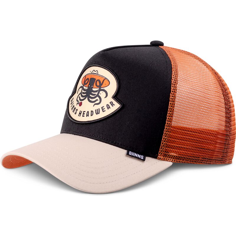 djinns-hft-rose-kraken-black-and-beige-trucker-hat djinns-hft-rose-kraken-black-and-beige-trucker-hat