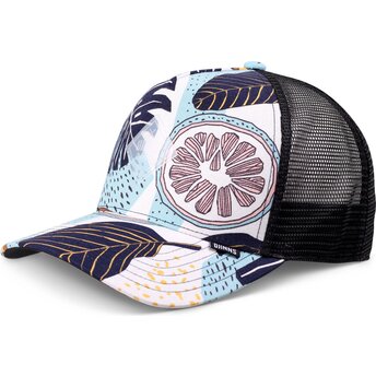 Djinns HFT Aloha Blue Blue and Black Trucker Hat