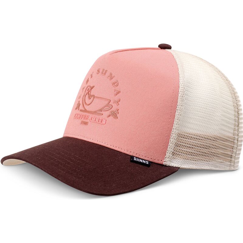 djinns-hft-lazy-bird-pink-and-brown-trucker-hat djinns-hft-lazy-bird-pink-and-brown-trucker-hat