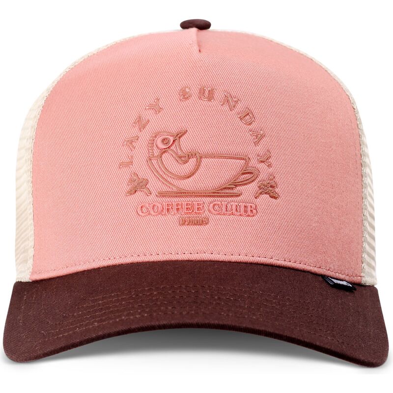 djinns-hft-lazy-bird-pink-and-brown-trucker-hat djinns-hft-lazy-bird-pink-and-brown-trucker-hat