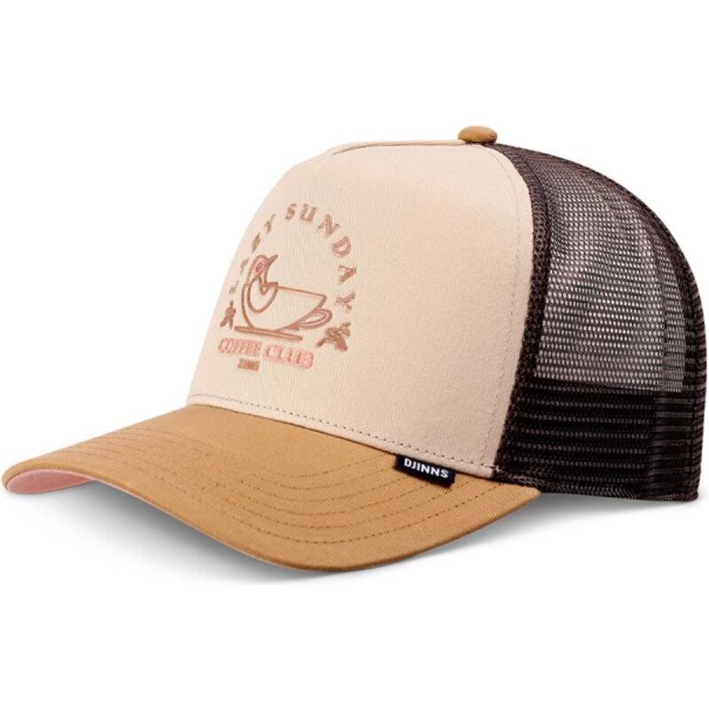 djinns-hft-lazy-bird-beige-and-brown-trucker-hat