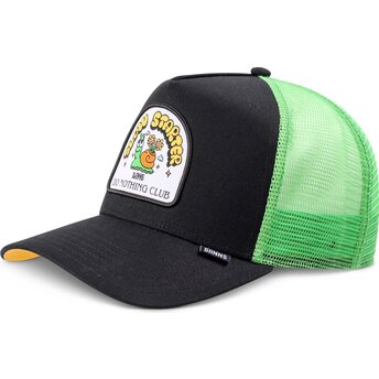 Djinns HFT DNC Slowstarter Black and Green Trucker Hat