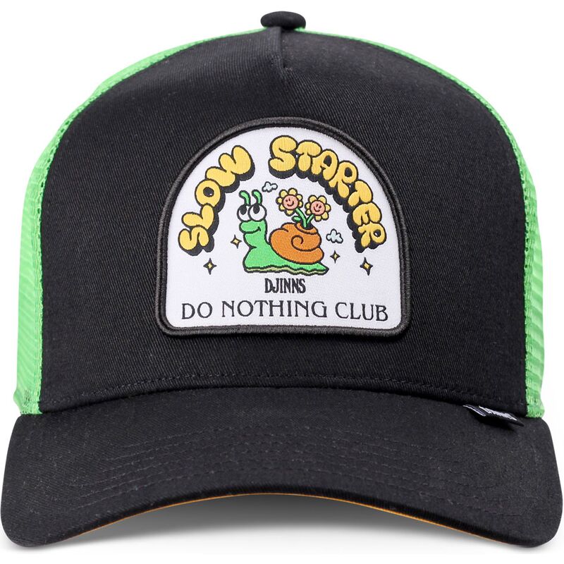 djinns-hft-dnc-slowstarter-black-and-green-trucker-hat