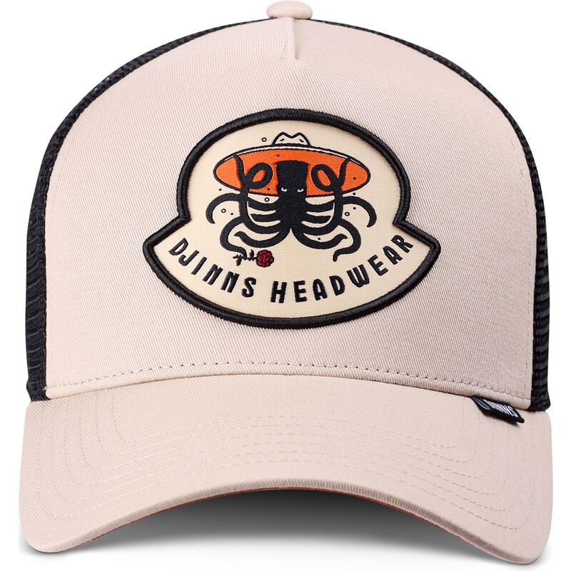 djinns-hft-rose-kraken-beige-and-black-trucker-hat