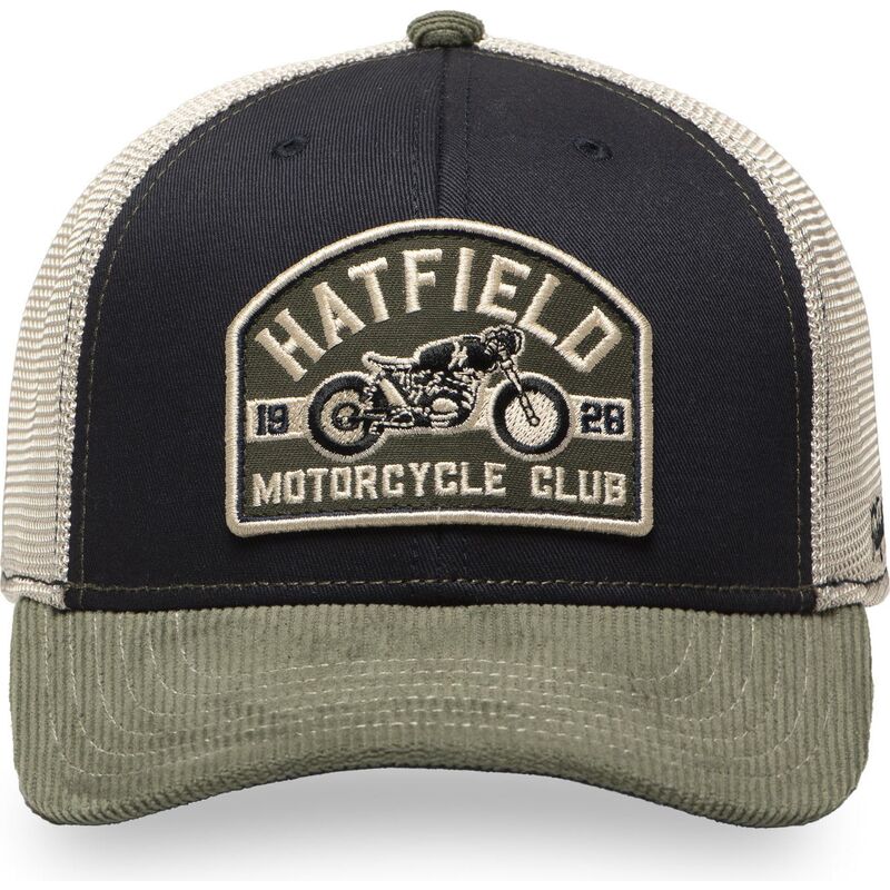 hatfield-semi-mot-navy-blue-and-green-trucker-hat hatfield-semi-mot-navy-blue-and-green-trucker-hat