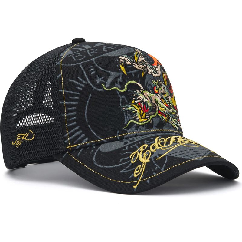 ed-hardy-crawling-dragon-black-trucker-hat ed-hardy-crawling-dragon-black-trucker-hat
