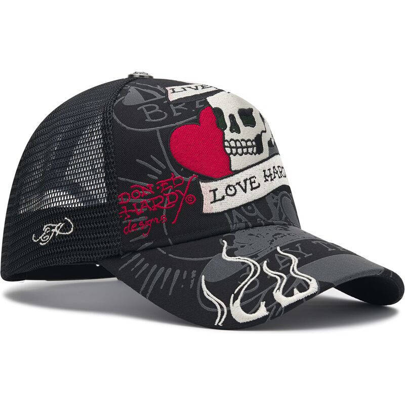 ed-hardy-live-fast-love-hard-black-trucker-hat
