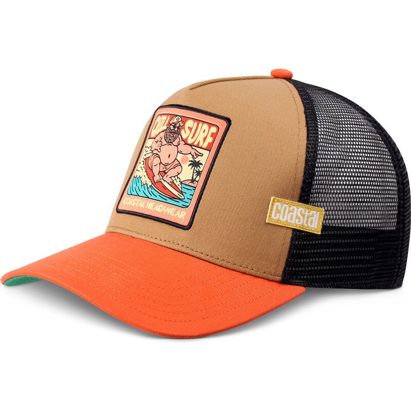 coastal-hft-chill-surf-brown-and-orange-trucker-hat